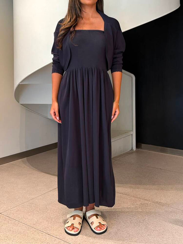 2 Piece Fitted Midi Dress