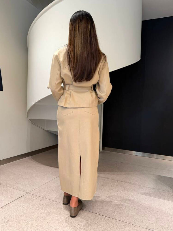 Modern Jacket Skirt Set