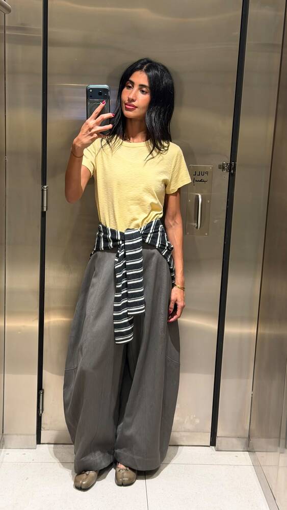 Pleated Balloon Trousers