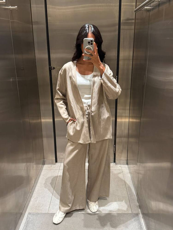 Lightweight Kimono Pants Set