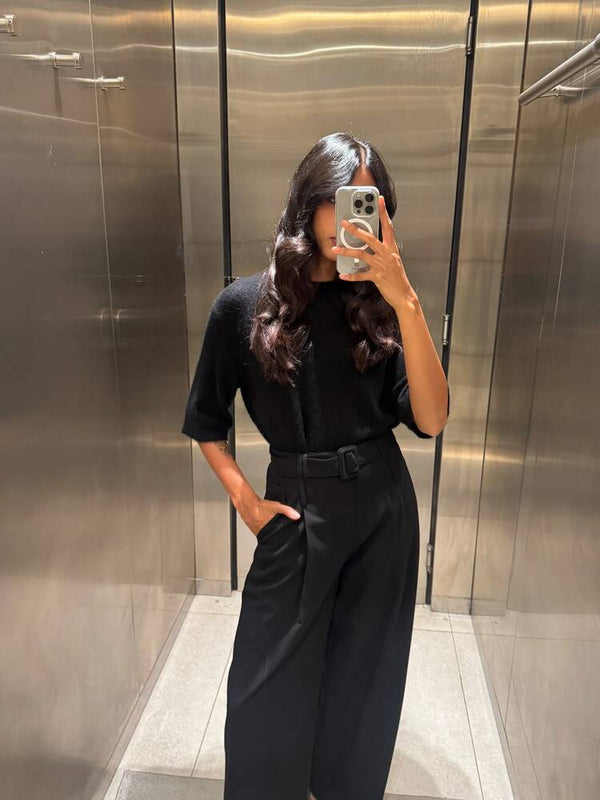 Knitted Shirt + Pants Set