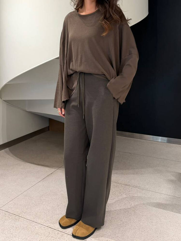 Long Sleeve Crewneck Top