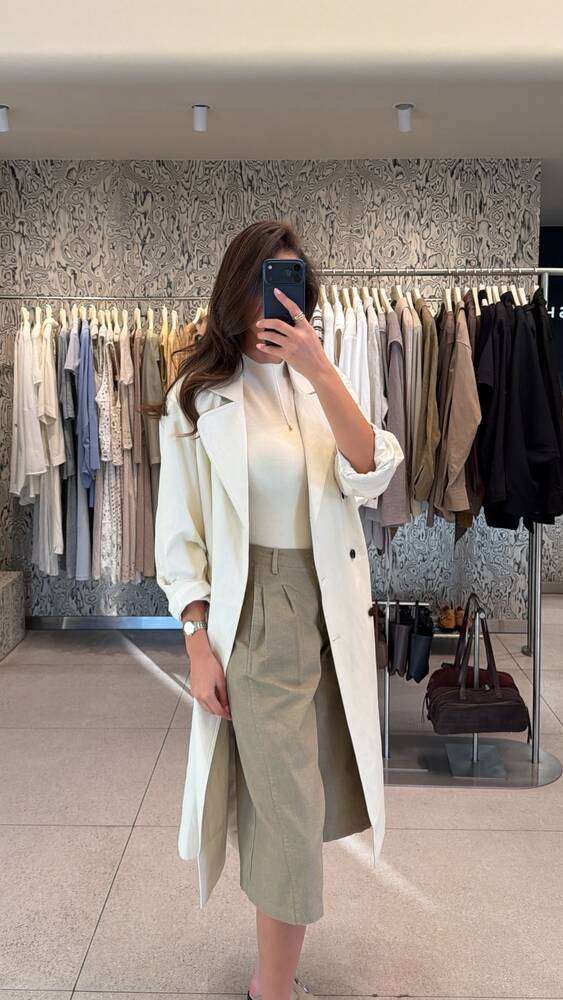Double Breasted Trench Coat