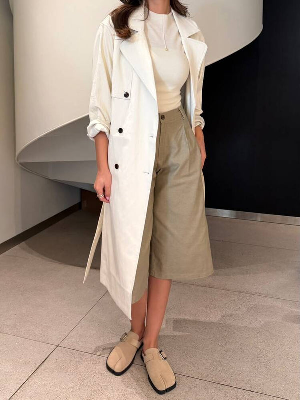 Double Breasted Trench Coat