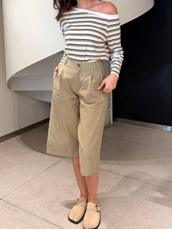 Washed Bermuda Shorts