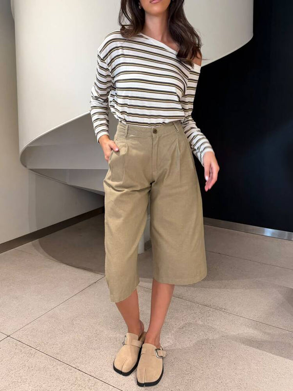 Washed Bermuda Shorts