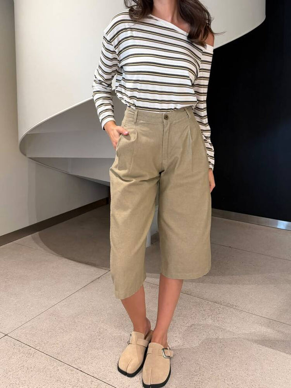 Washed Bermuda Shorts