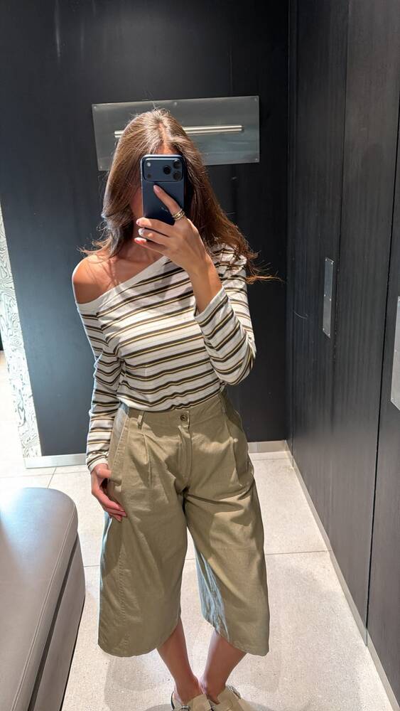 Multi Colored Striped Top