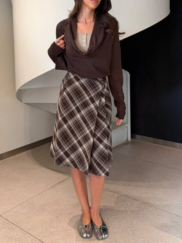 Plaid Mini Skirt