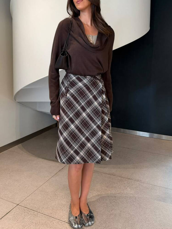 Plaid Mini Skirt
