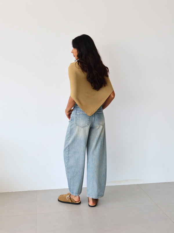 Capelet Sleeveless Top