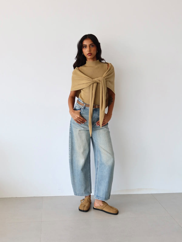 Capelet Sleeveless Top