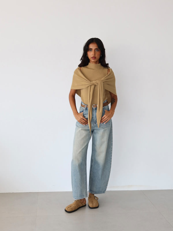 Capelet Sleeveless Top
