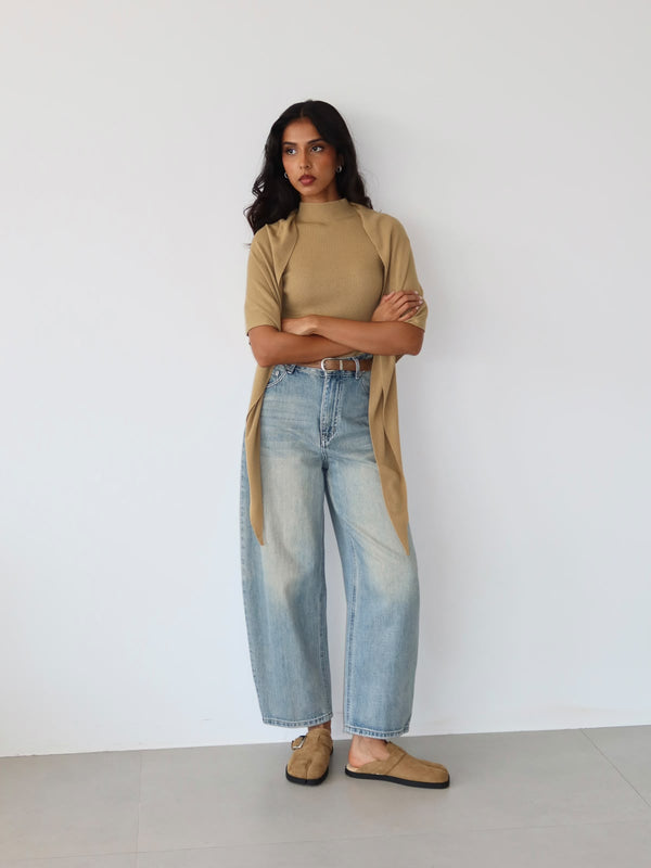 Capelet Sleeveless Top