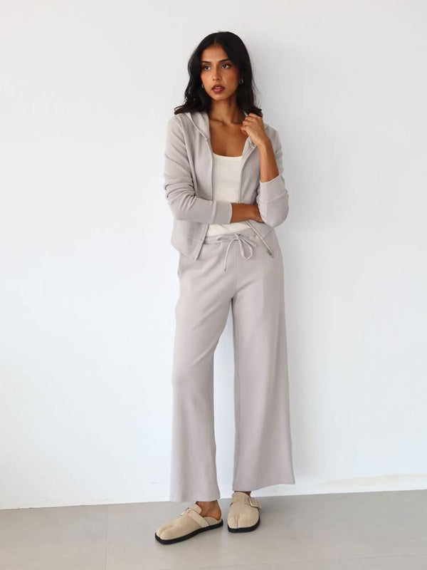 Smooth Hoodie Pants Set
