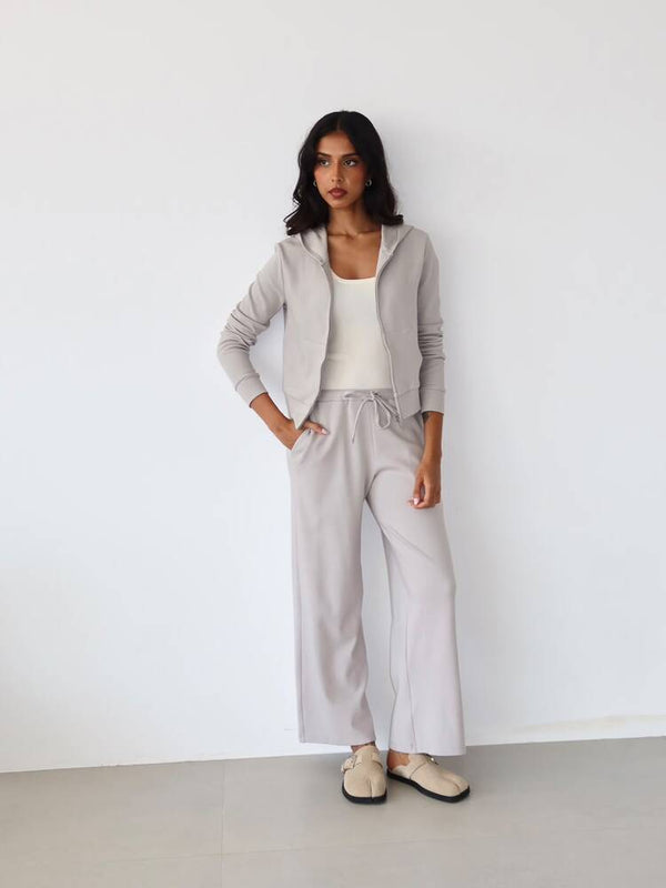 Smooth Hoodie Pants Set