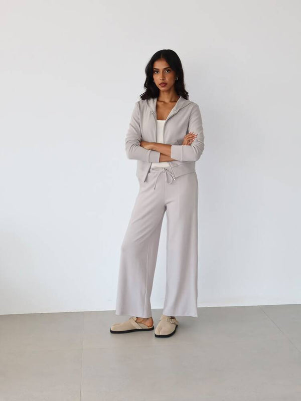 Smooth Hoodie Pants Set