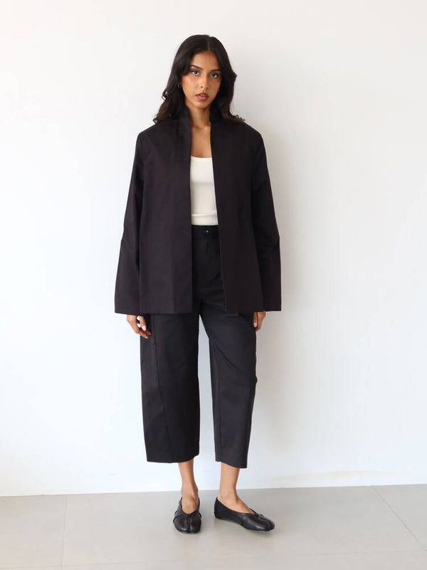 Open Jacket Pants Set