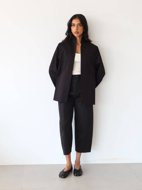 Open Jacket Pants Set