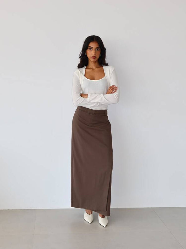 Scoop Neck Long Sleeve Top