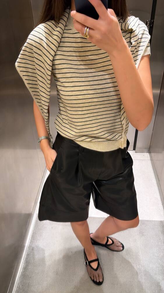 Tassel Ribbed Top