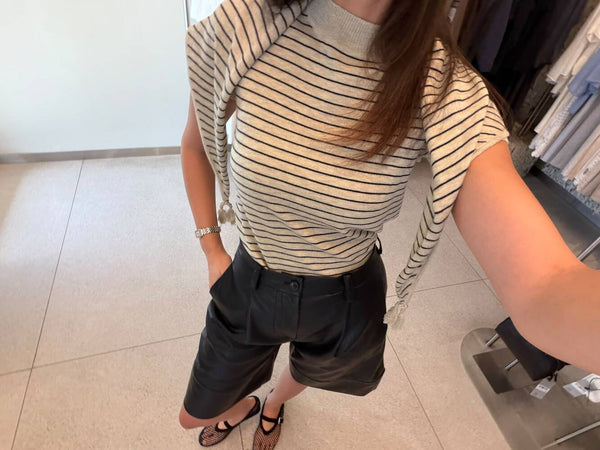 Tassel Ribbed Top