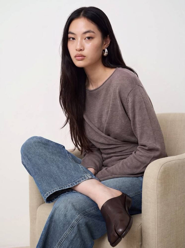 Long Tie Sweater