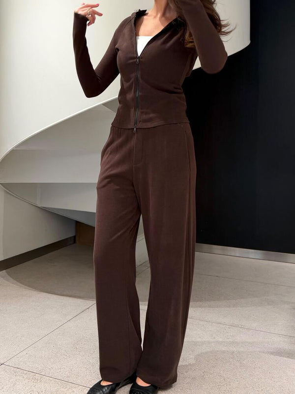 Full Zip Hoodie Pants Set
