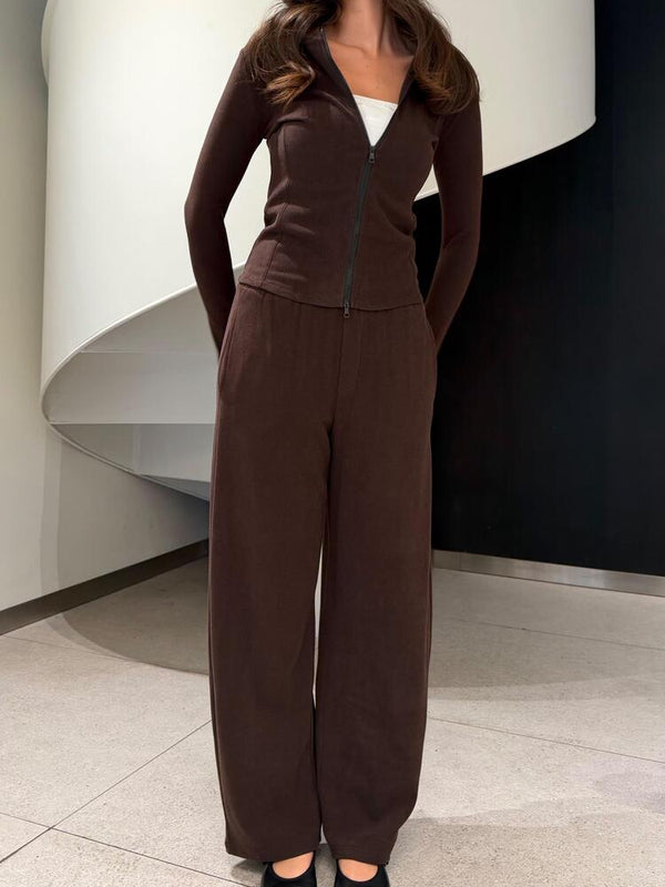 Full Zip Hoodie Pants Set