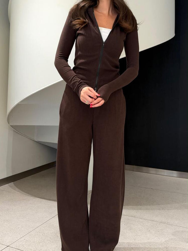 Full Zip Hoodie Pants Set