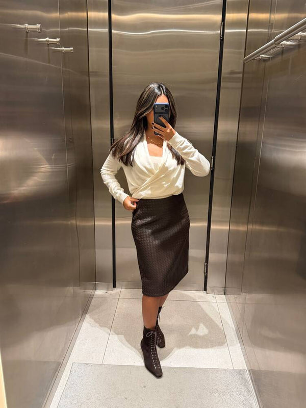 Wrap Style Sweater