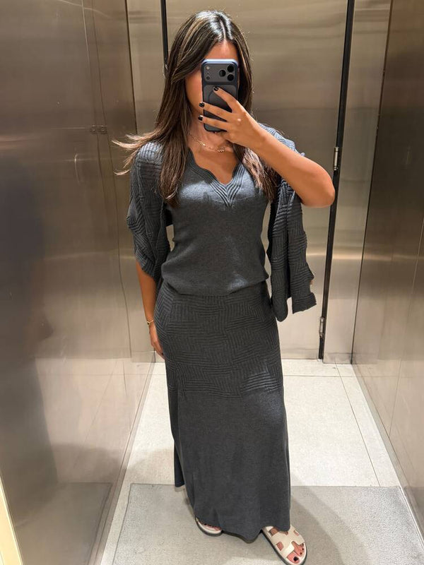 Wave Skirt Set