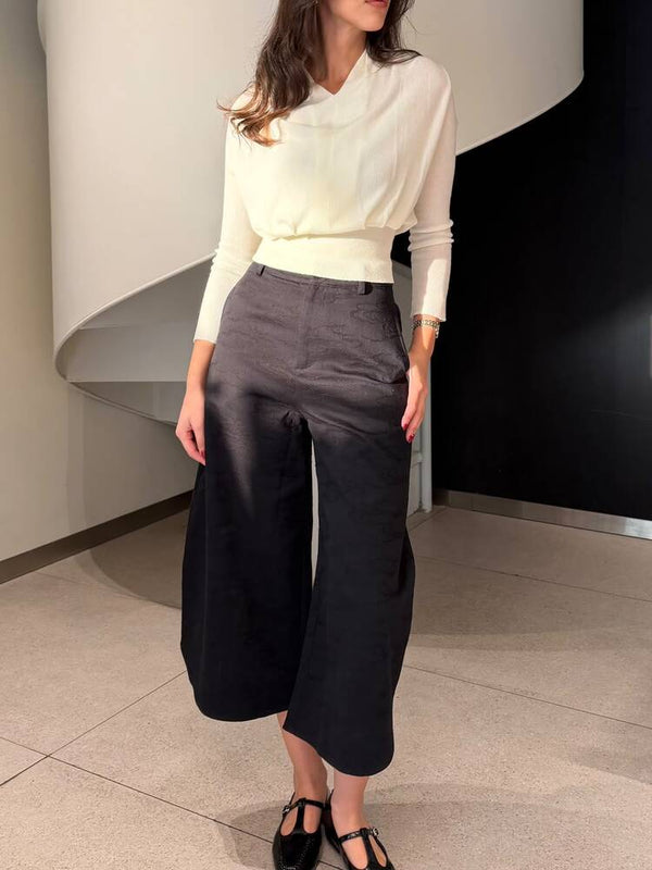 Cinched Long Sleeve Top