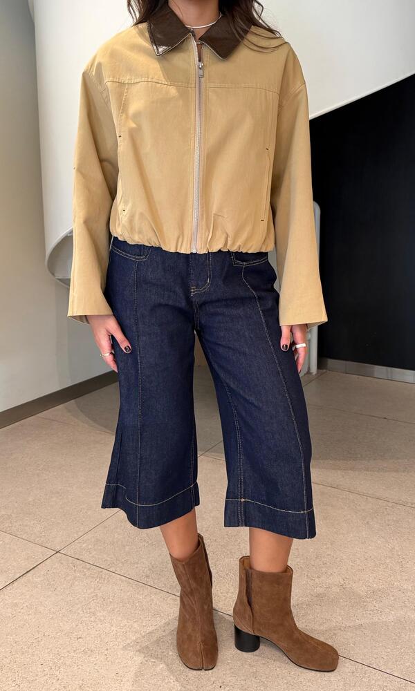 Woven Collar Jacket