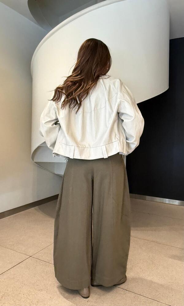 Full Zip Leather Jacket