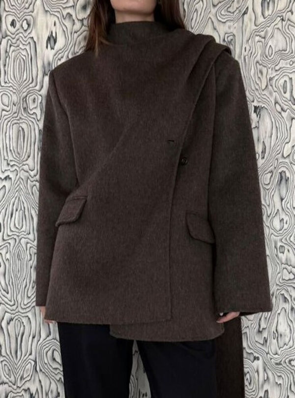 Wool Cape Jacket