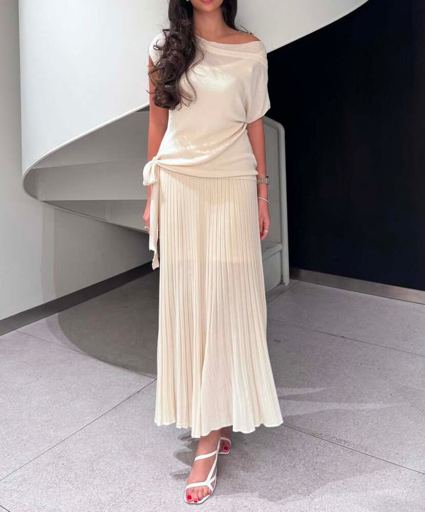Delicate Tie Waist Set