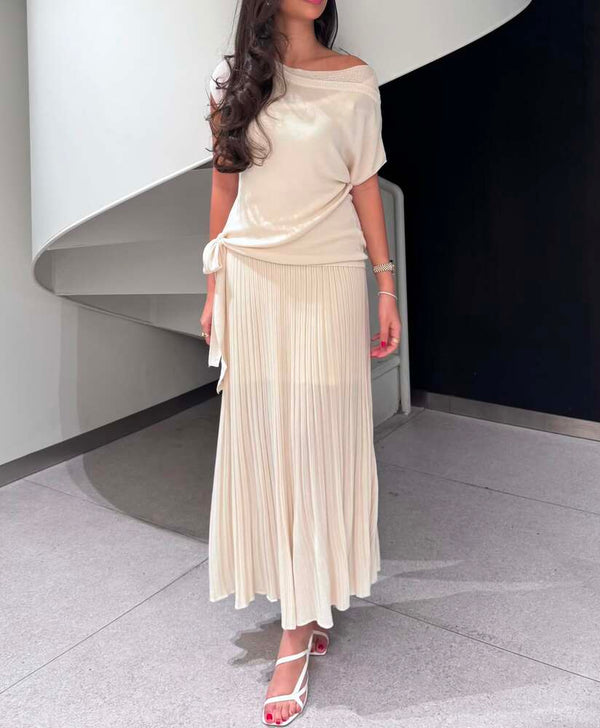 Delicate Tie Waist Set