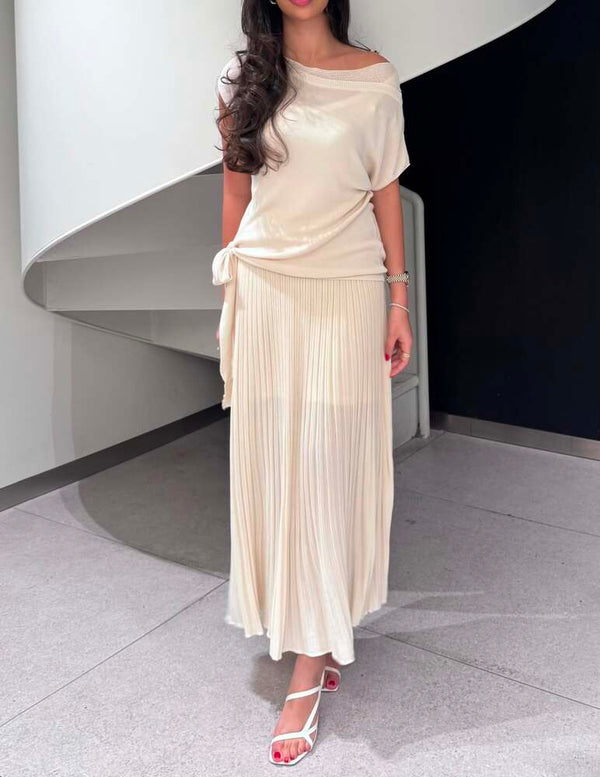 Delicate Tie Waist Set
