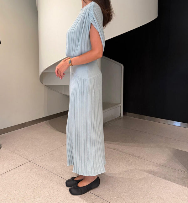 Gathered Pleated Set