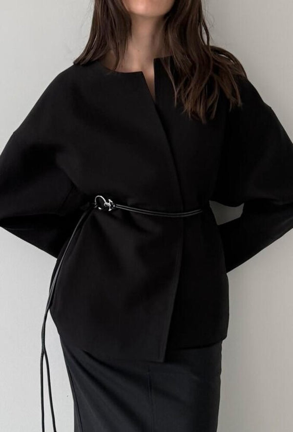 Belted Blazer