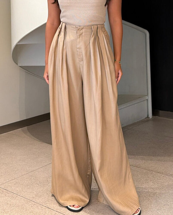 Deep Pleat Trousers