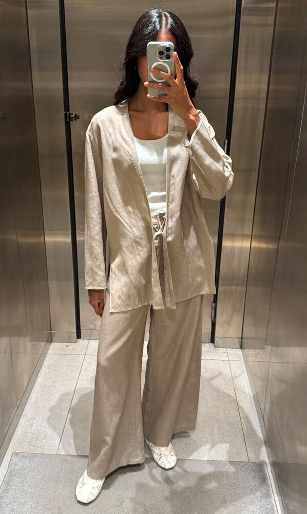 Lightweight Kimono Pants Set