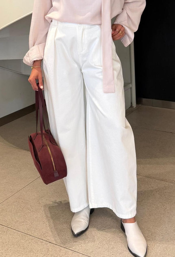 Double Button Closure Trousers
