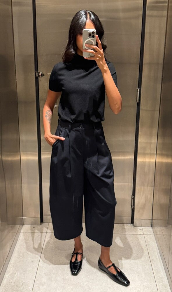 Mock Neck Top + Pants Set