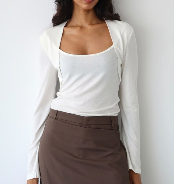 Scoop Neck Long Sleeve Top